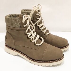 NAUTICA Faylene Suede Taupe Ankle Women's Boots Size 7‎